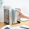 Simple grid book stand iron bookshelf